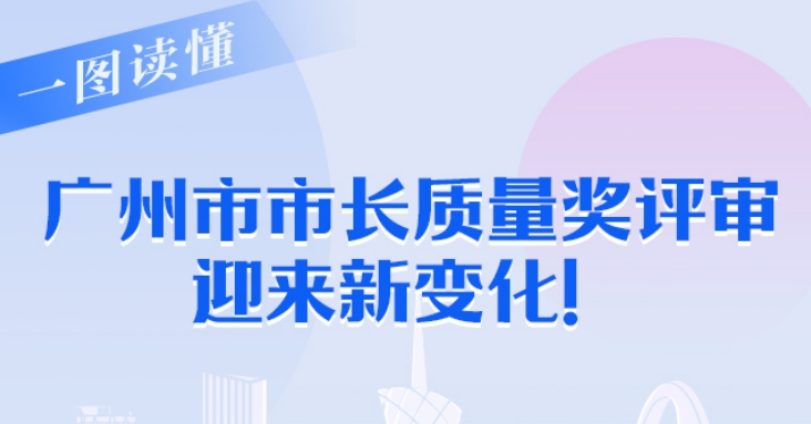 【一图读懂】广州市市长质量奖评审迎来新变化！