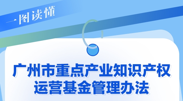 【一图读懂】广州市重点产业知识产权运营基金管理办法